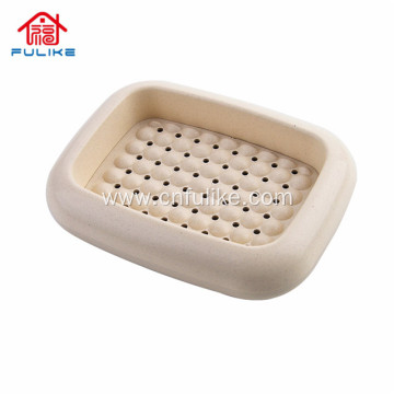 Natural Bamboo Fiber Bathroom Soap Tray